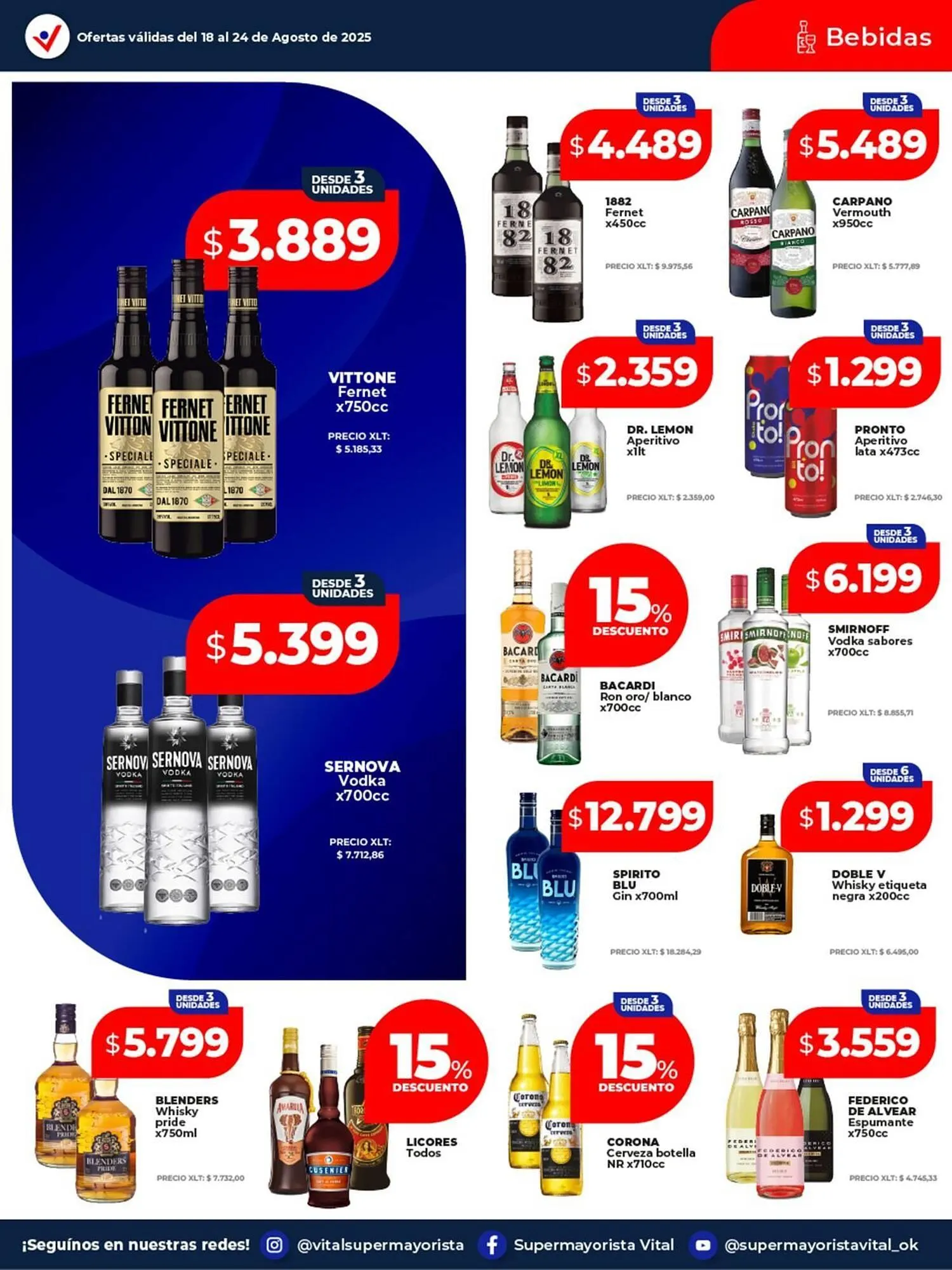 Ofertas de Catálogo Supermayorista Vital 18 de agosto al 24 de agosto 2025 - Página 11 del catálogo