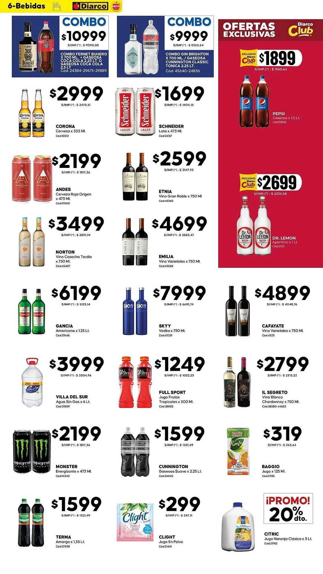 Ofertas de Catálogo Diarco 29 de diciembre al 2 de enero 2026 - Página 6 del catálogo