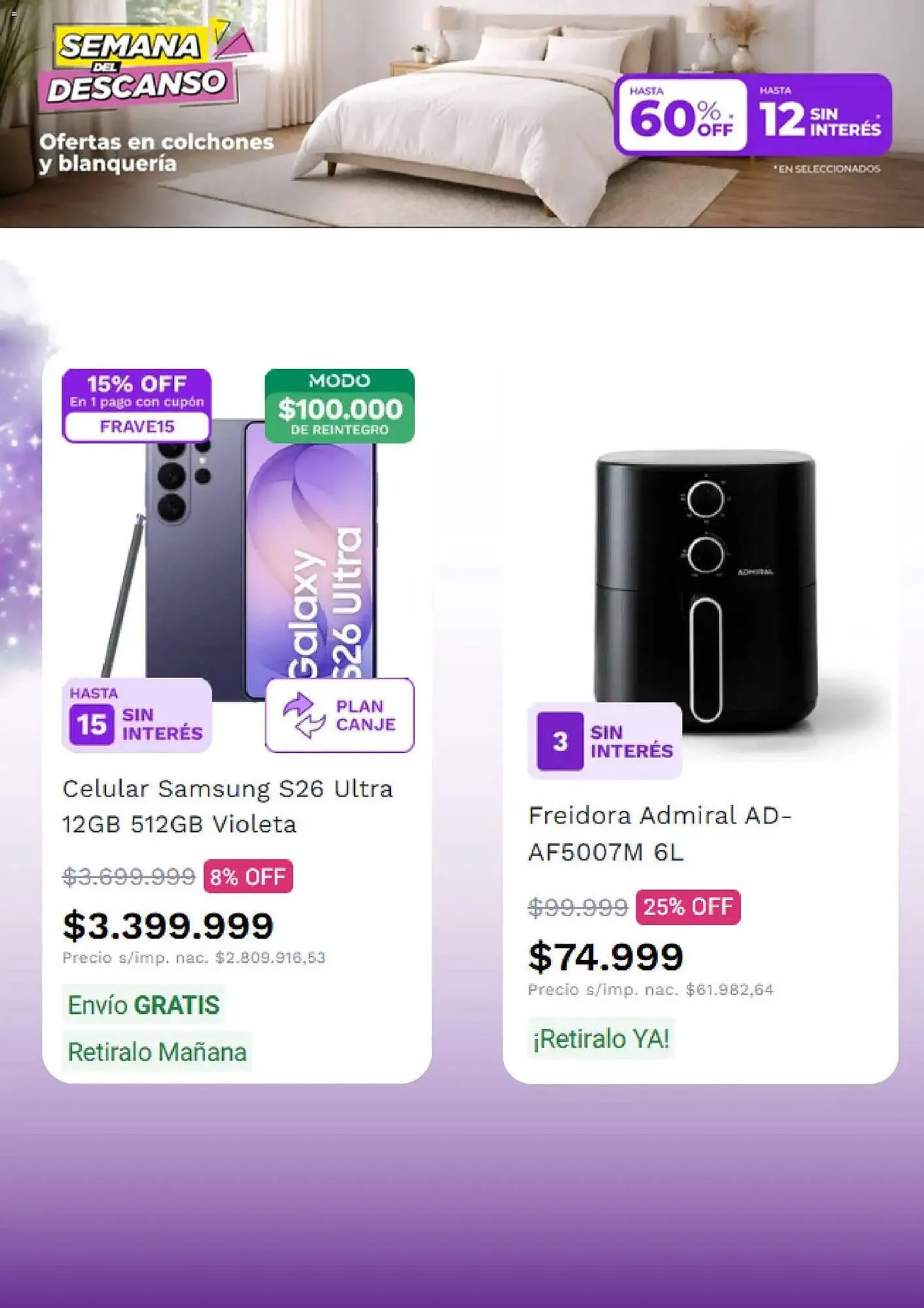 Ofertas de Catálogo Frávega 24 de marzo al 6 de abril 2026 - Página 4 del catálogo