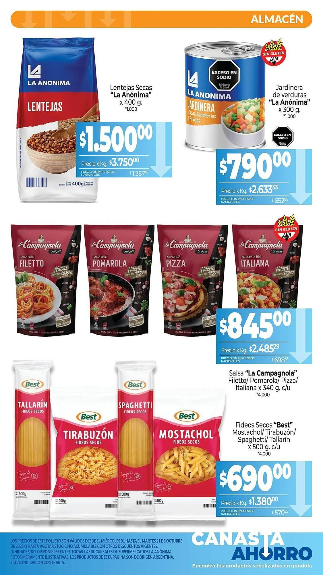 Ofertas de Catálogo La Anonima 1 de octubre al 21 de octubre 2025 - Página 4 del catálogo