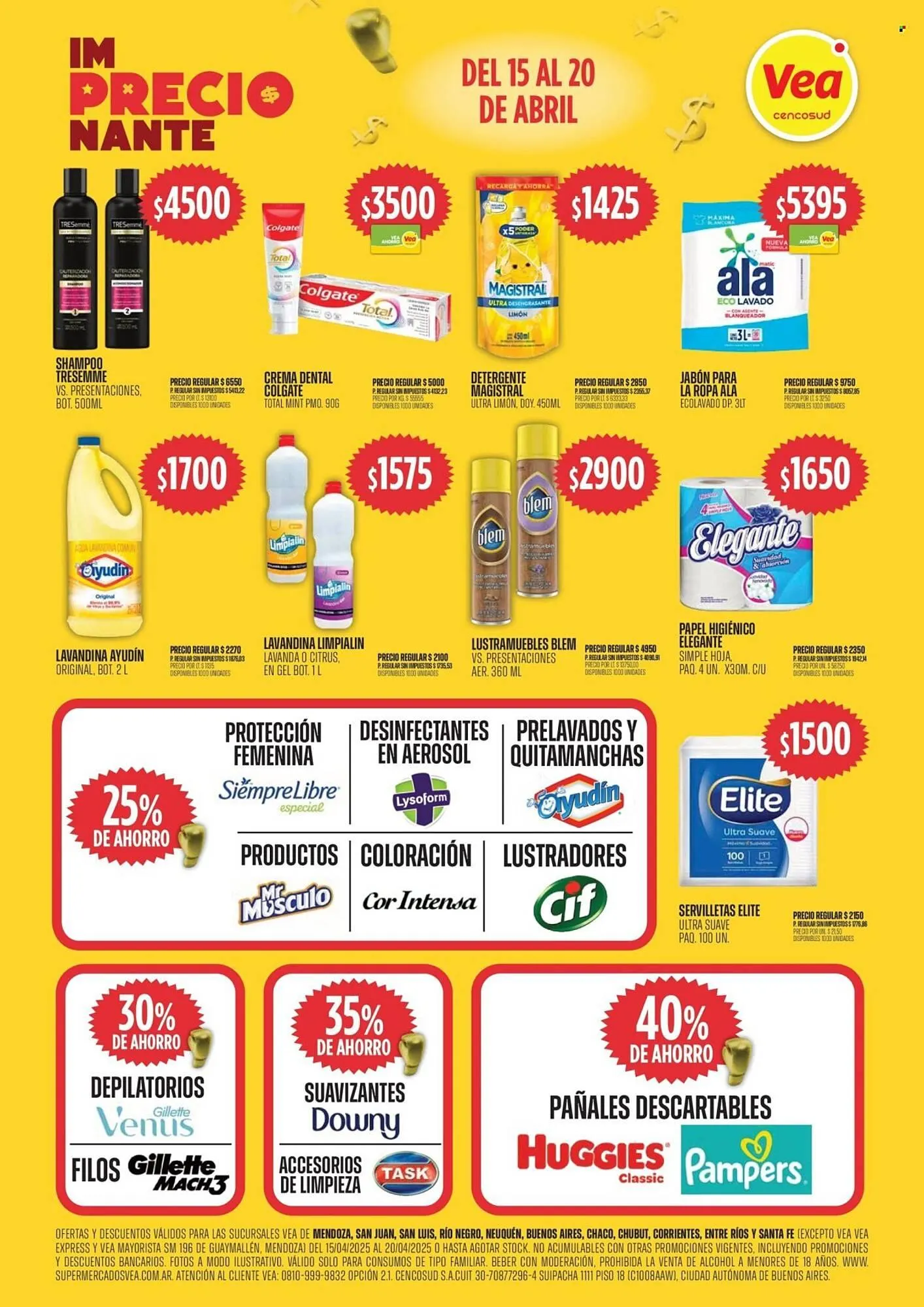 Ofertas de Catálogo Supermercados Vea 15 de abril al 20 de abril 2025 - Página 4 del catálogo