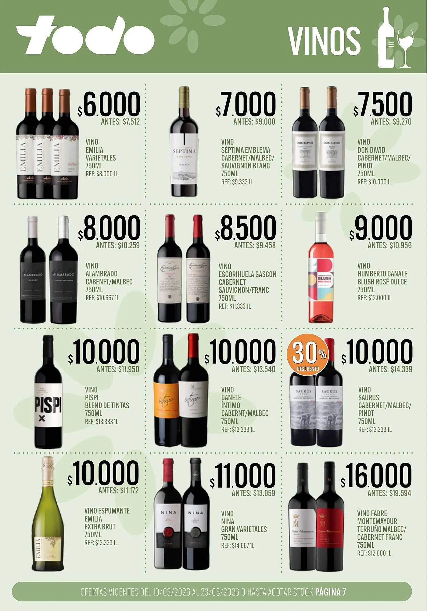 Ofertas de Catálogo Supermercados Todo 10 de marzo al 23 de marzo 2026 - Página 7 del catálogo