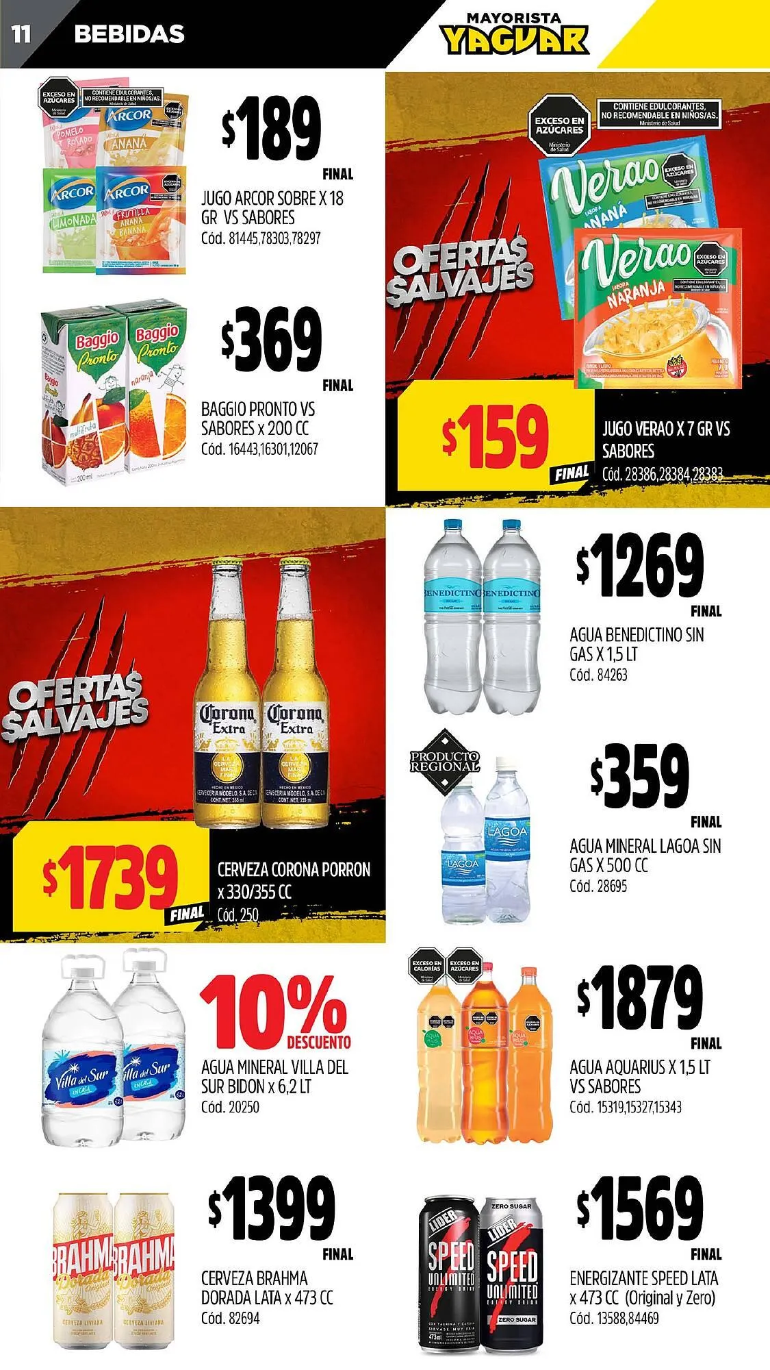 Ofertas de Catálogo Supermercados Yaguar 6 de enero al 12 de enero 2025 - Página 12 del catálogo