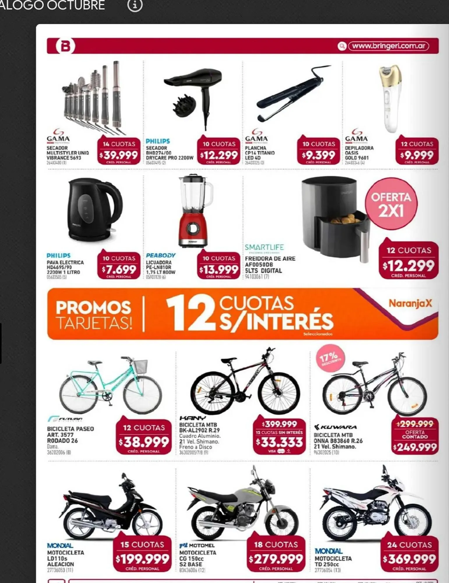 Ofertas de Catálogo Bringeri 2 de octubre al 3 de noviembre 2025 - Página 4 del catálogo