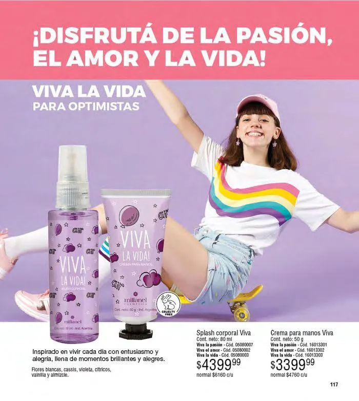 Ofertas de Catálogo Cosmeticos Millanel C8/24 5 de julio al 28 de julio 2024 - Página 117 del catálogo