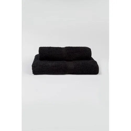 Juego de Toallas Franco Valente Algodón 580 Gs Negro