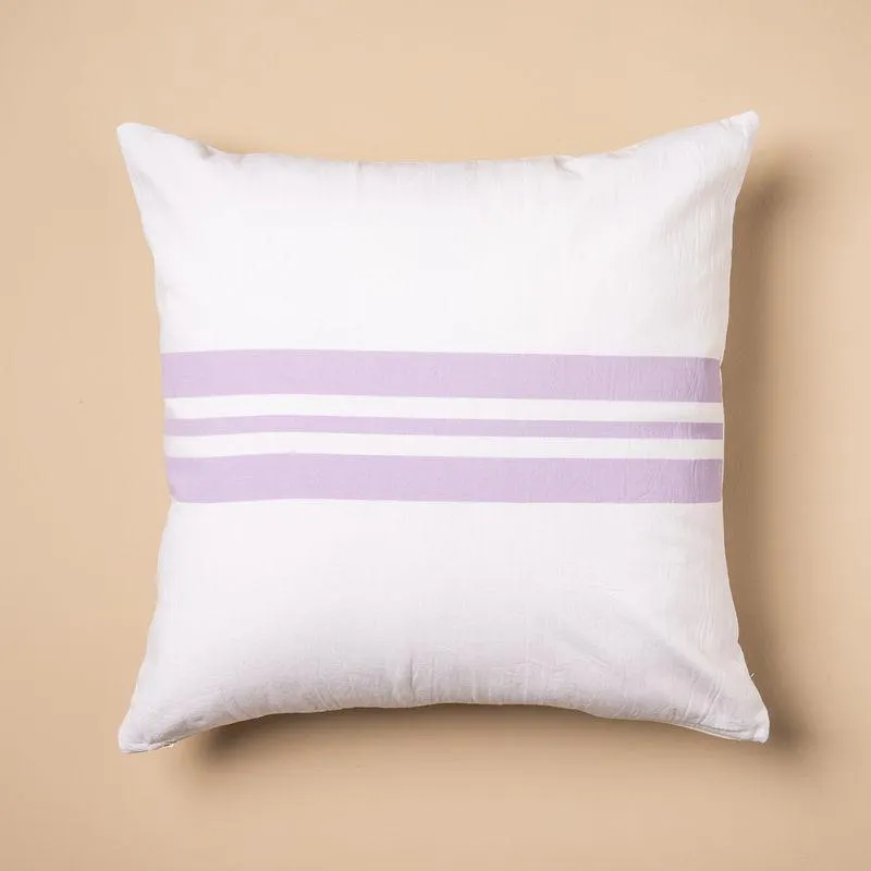 Funda de Almohadón Lienzo Rayas