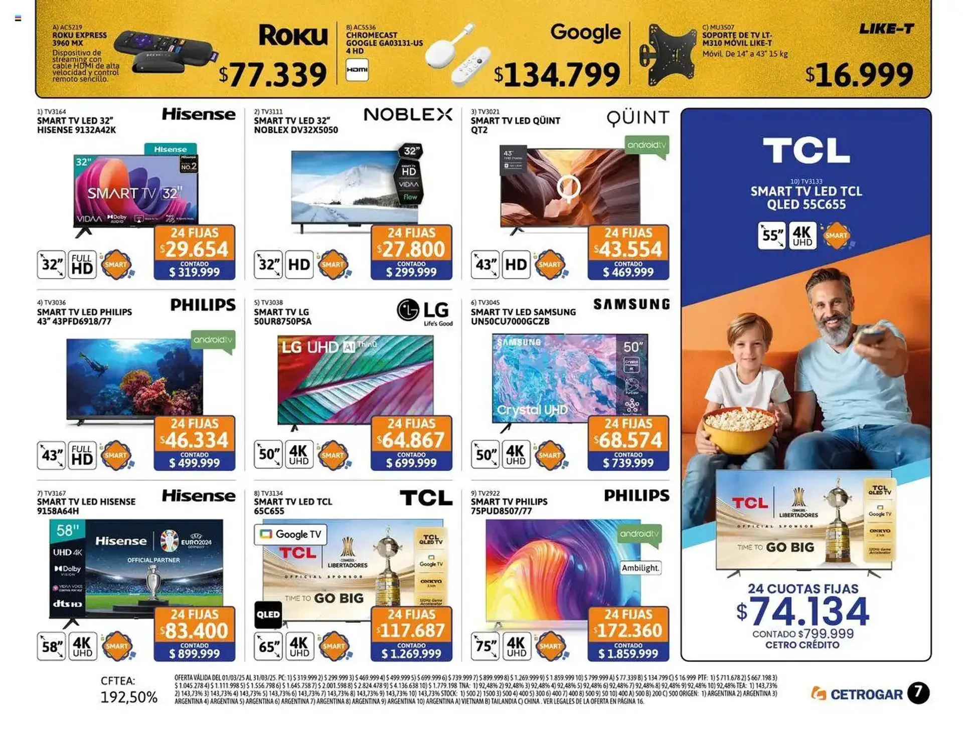 Ofertas de Catálogo Cetrogar 1 de marzo al 31 de marzo 2025 - Página 7 del catálogo