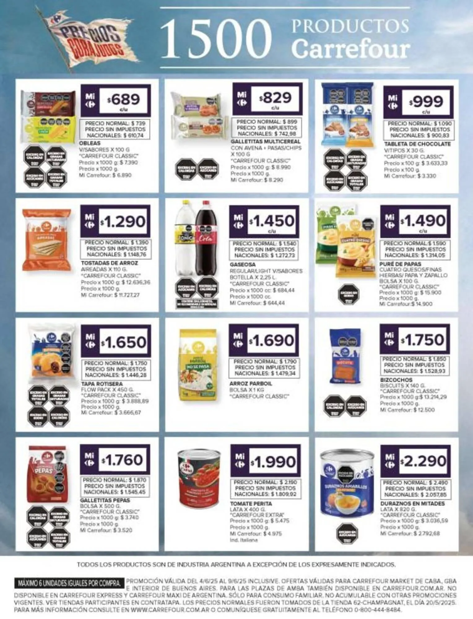 Ofertas de Catálogo Carrefour Market 4 de junio al 10 de junio 2025 - Página 10 del catálogo