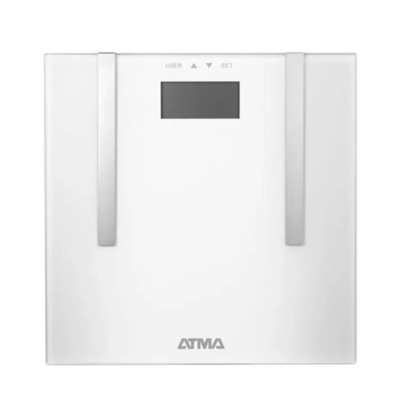 Balanza Digital Atma Ba7604pi Vidrio Templado Medición Imc Color Blanco - ATMA