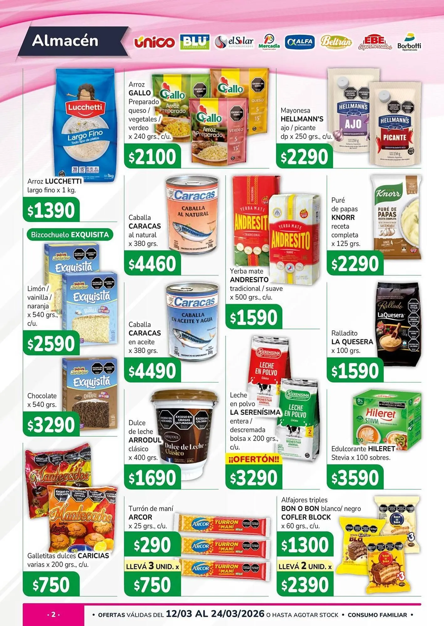 Ofertas de Catálogo Unico Supermercados 12 de marzo al 24 de marzo 2026 - Página 2 del catálogo