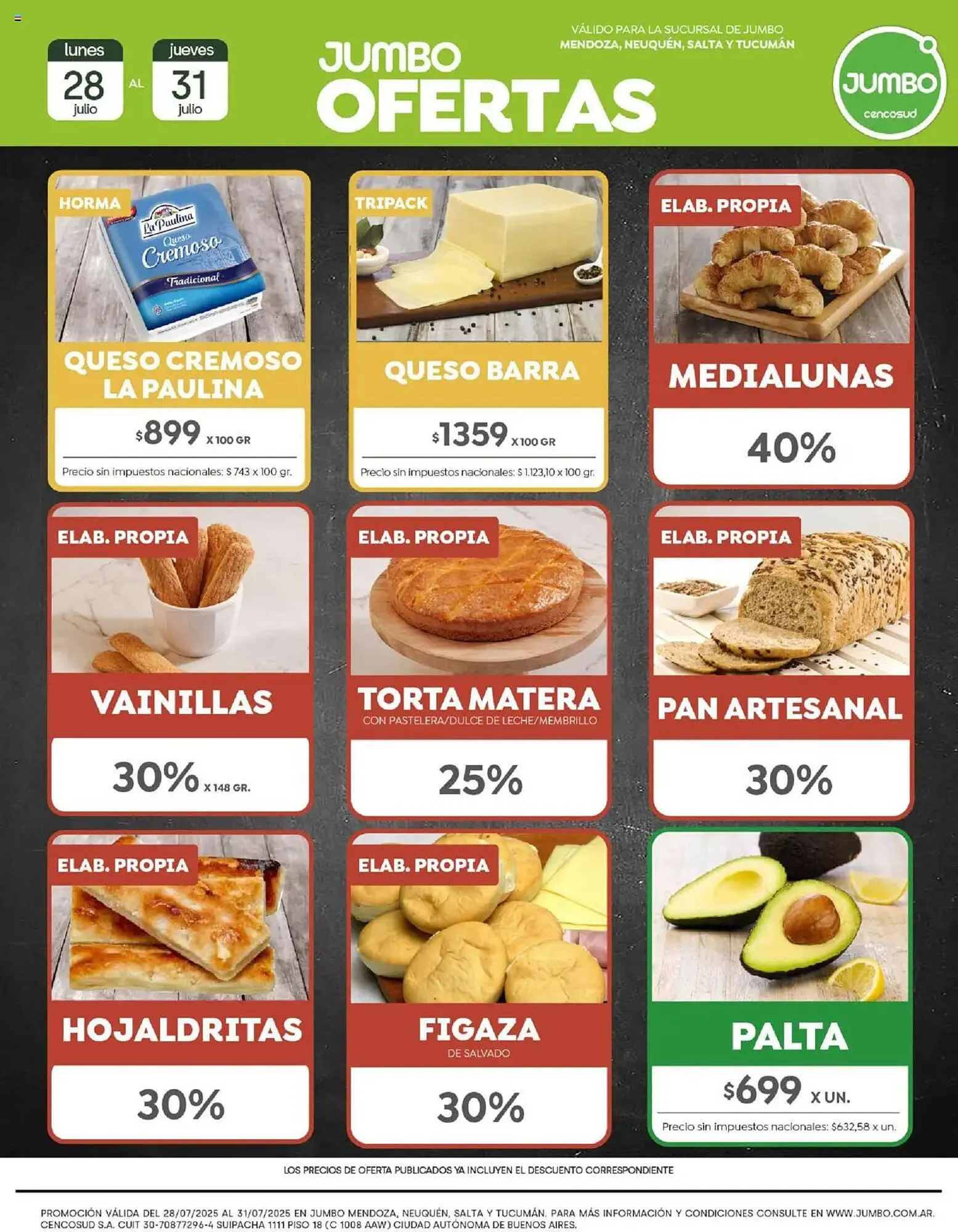 Ofertas de Catálogo Jumbo 28 de julio al 1 de agosto 2025 - Página 1 del catálogo