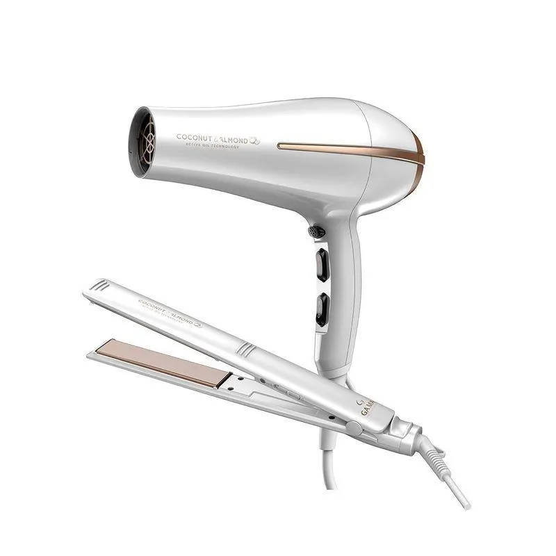 Set Planchita Y Secador Coconut & Almond