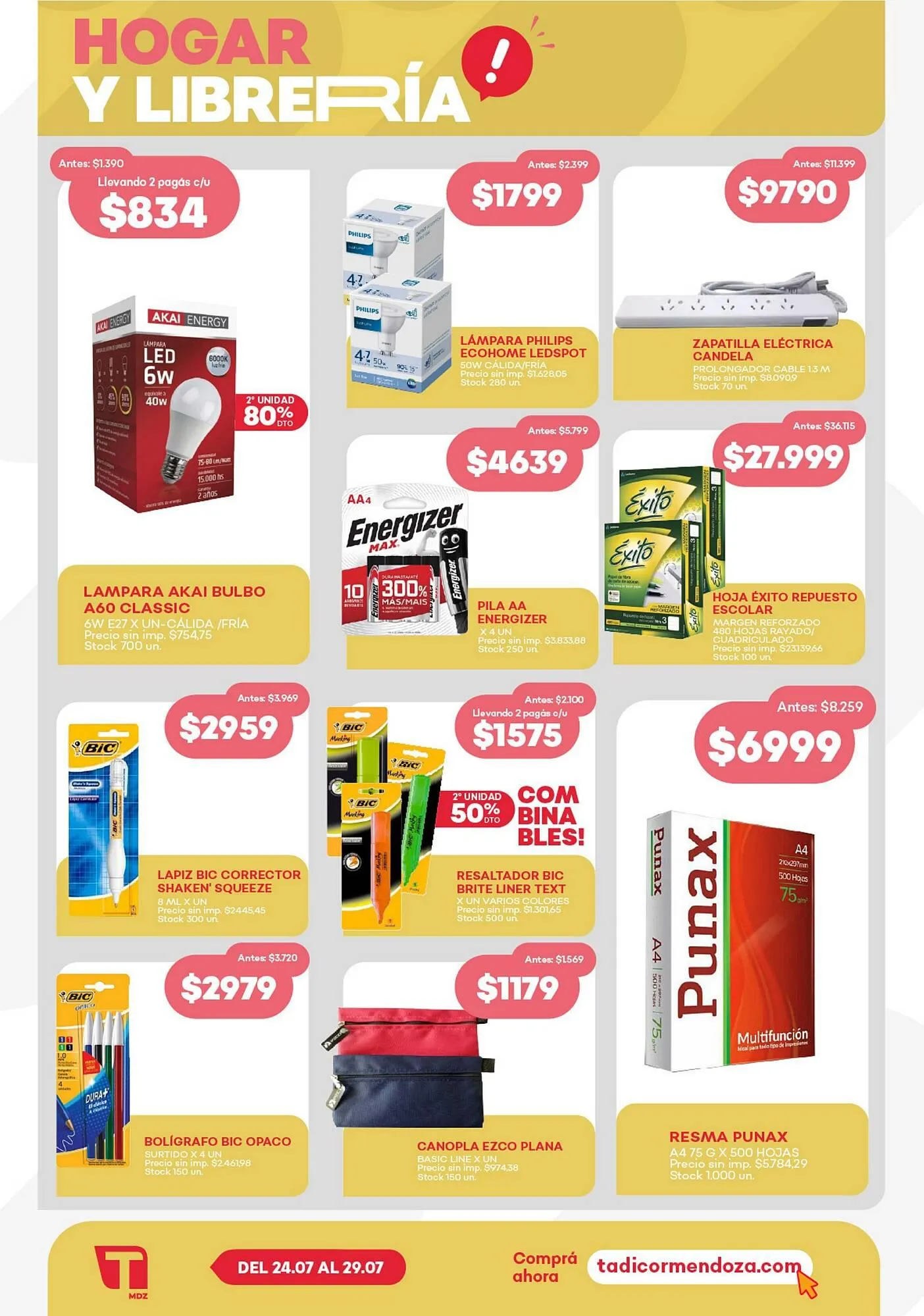Ofertas de Catálogo Supermercados Tadicor 24 de julio al 1 de agosto 2025 - Página 9 del catálogo