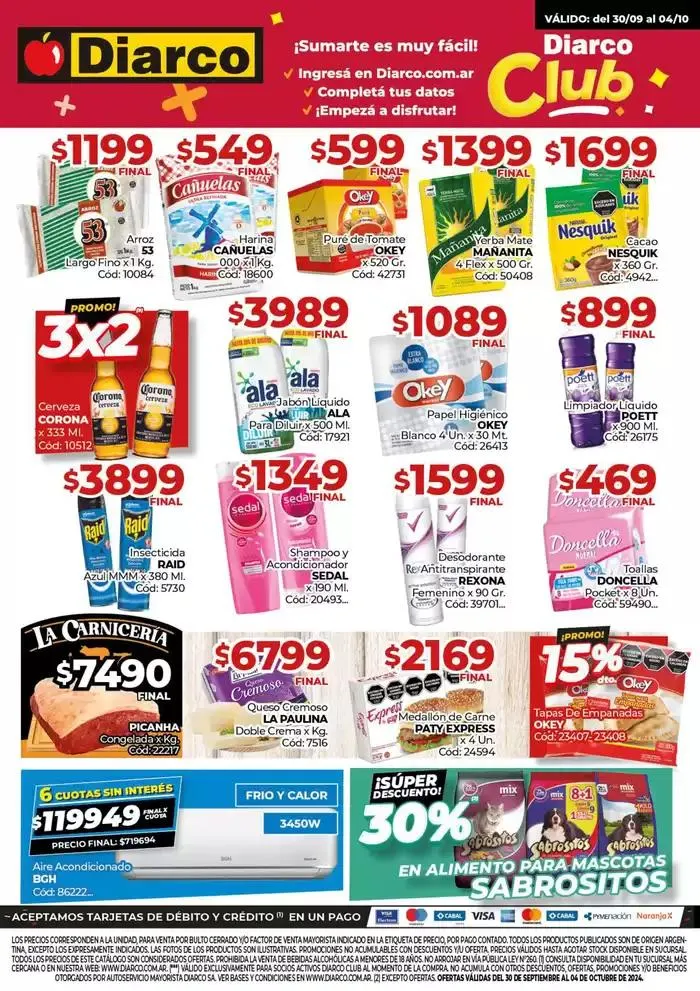 Ofertas de Nuestras mejores ofertas para ti 30 de septiembre al 4 de octubre 2024 - Página 1 del catálogo