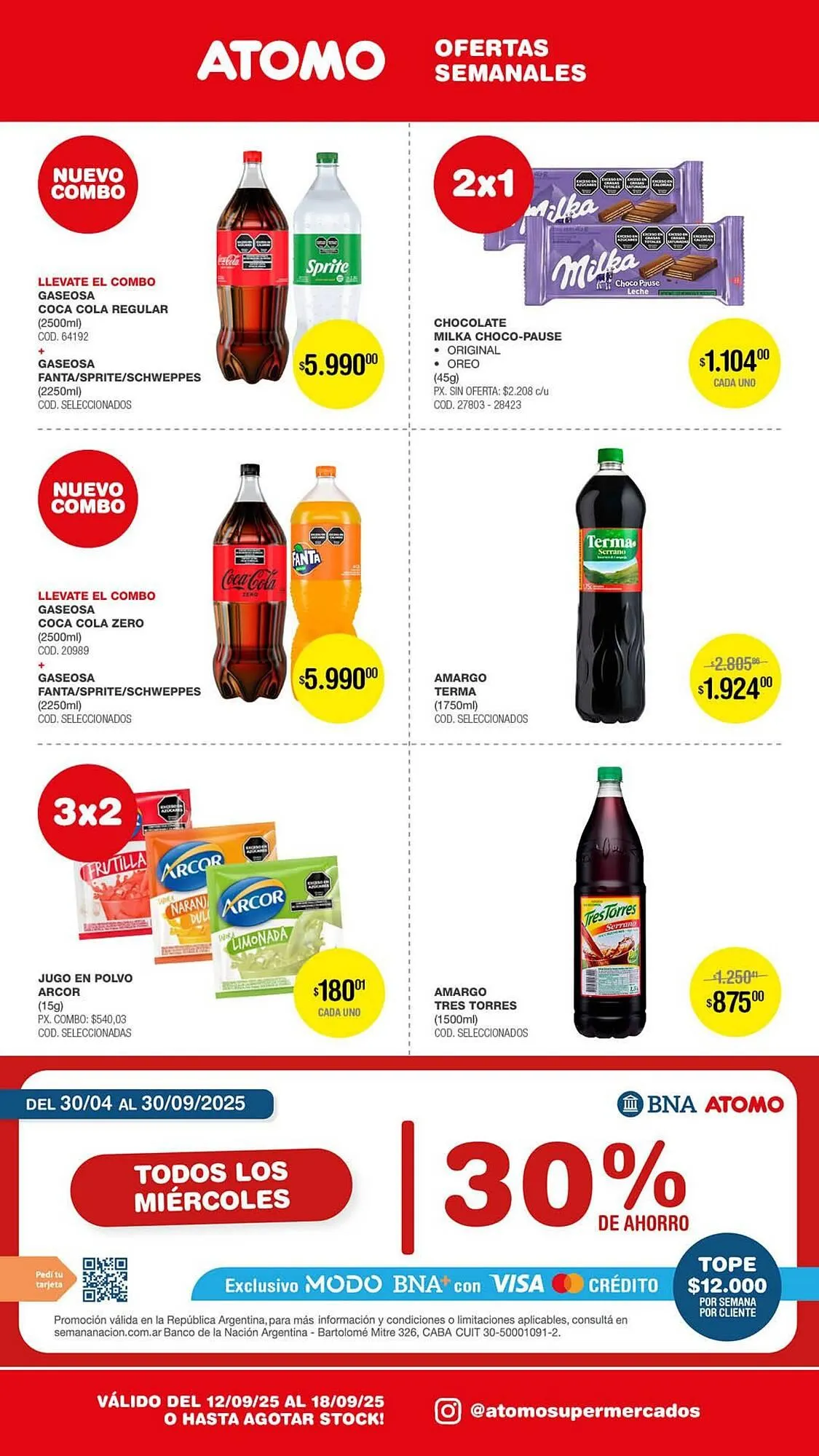 Ofertas de Catálogo Atomo Conviene 12 de septiembre al 20 de septiembre 2025 - Página 3 del catálogo