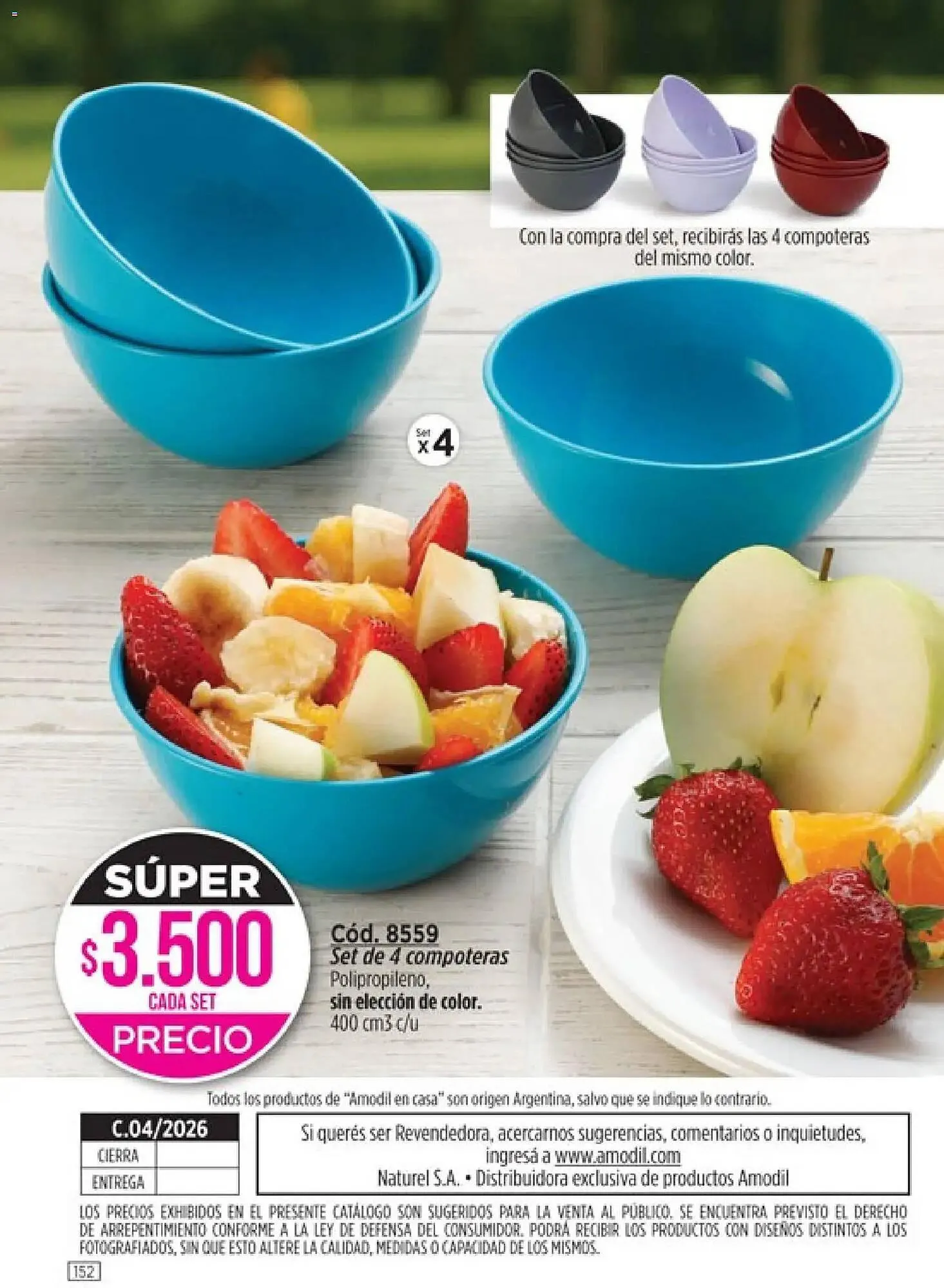 Ofertas de Catálogo Amodil 1 de marzo al 31 de marzo 2026 - Página 152 del catálogo