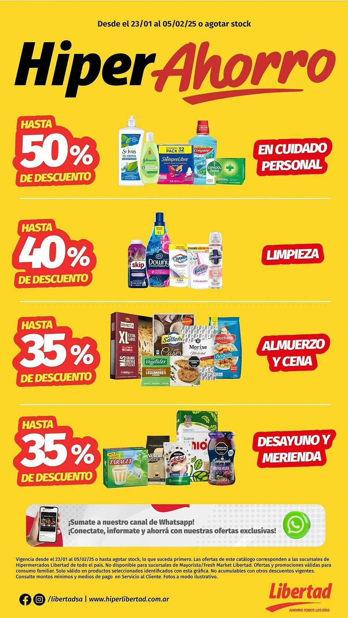 Ofertas de Catálogo Hipermercado Libertad 29 de enero al 12 de febrero 2025 - Página 1 del catálogo