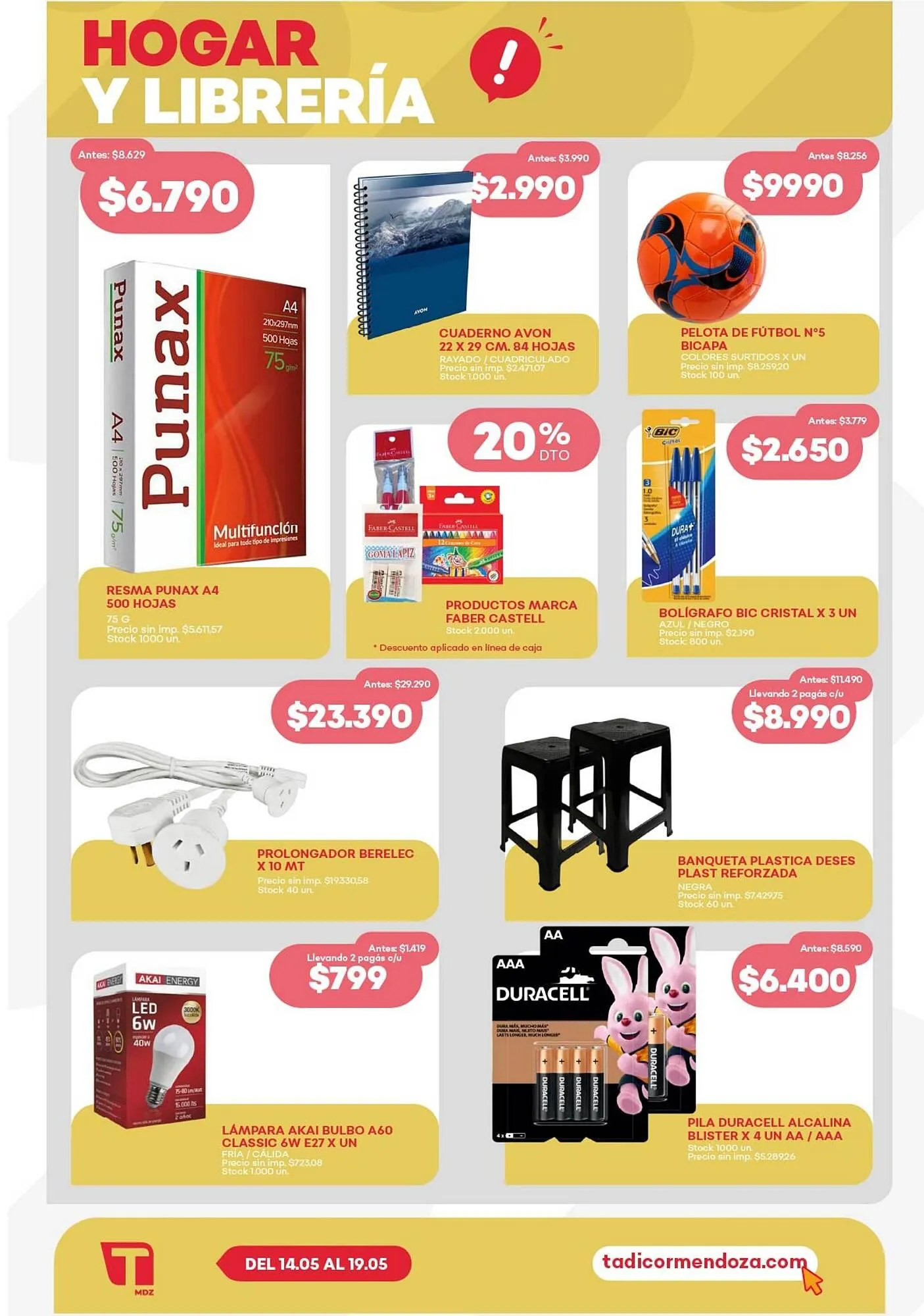 Ofertas de Catálogo Supermercados Tadicor 12 de mayo al 19 de mayo 2026 - Página 9 del catálogo