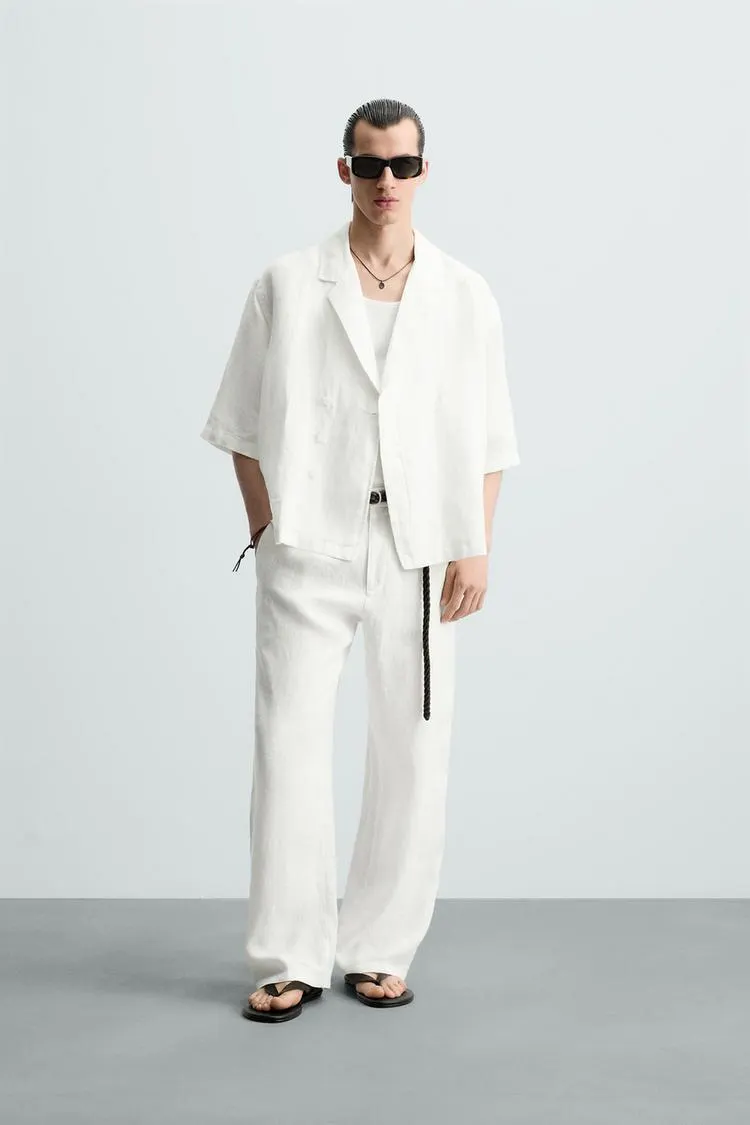 CAMISA KIMONO 100% LINO