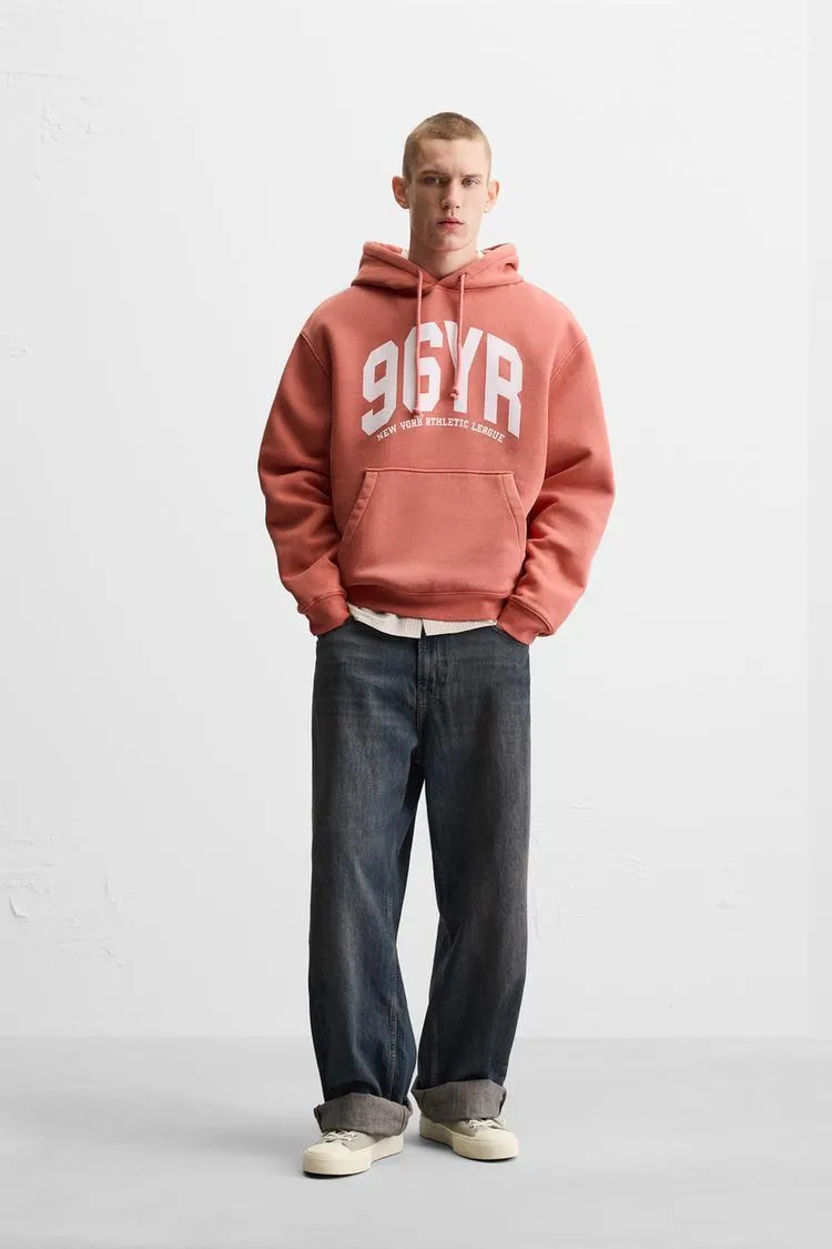 SUDADERA CAPUCHA ESTAMPADO