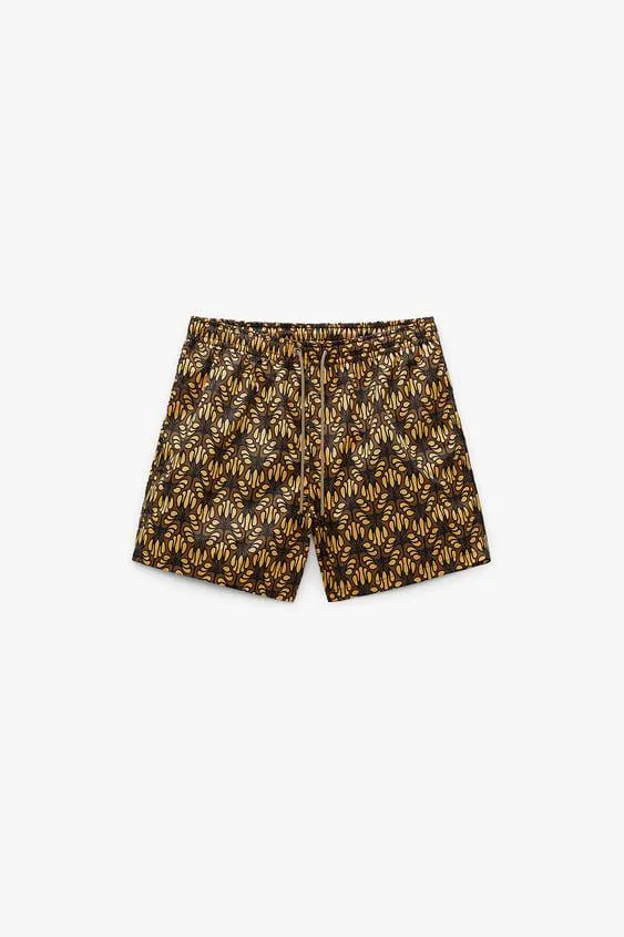 BAÑADOR ESTAMPADO GEOMÉTRICO