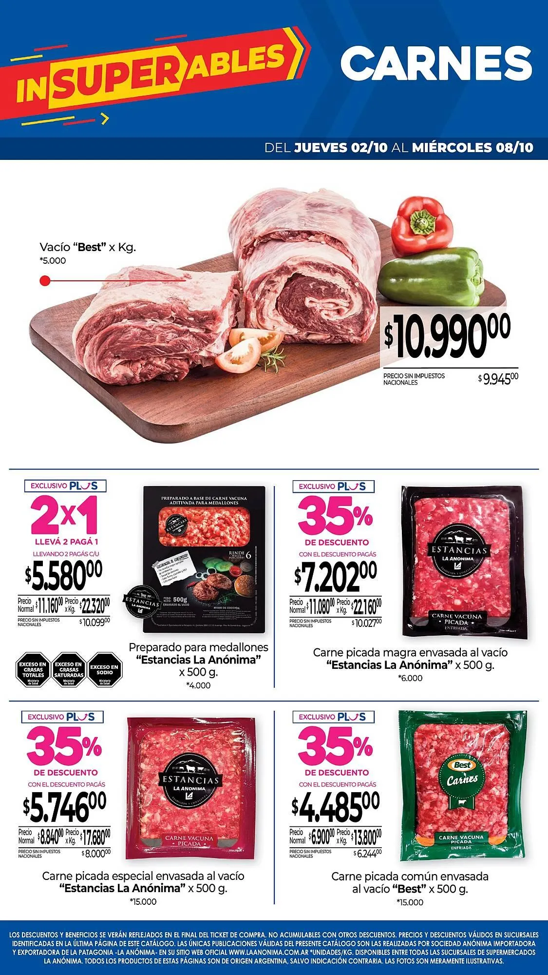 Ofertas de Catálogo La Anonima 2 de octubre al 8 de octubre 2025 - Página 2 del catálogo