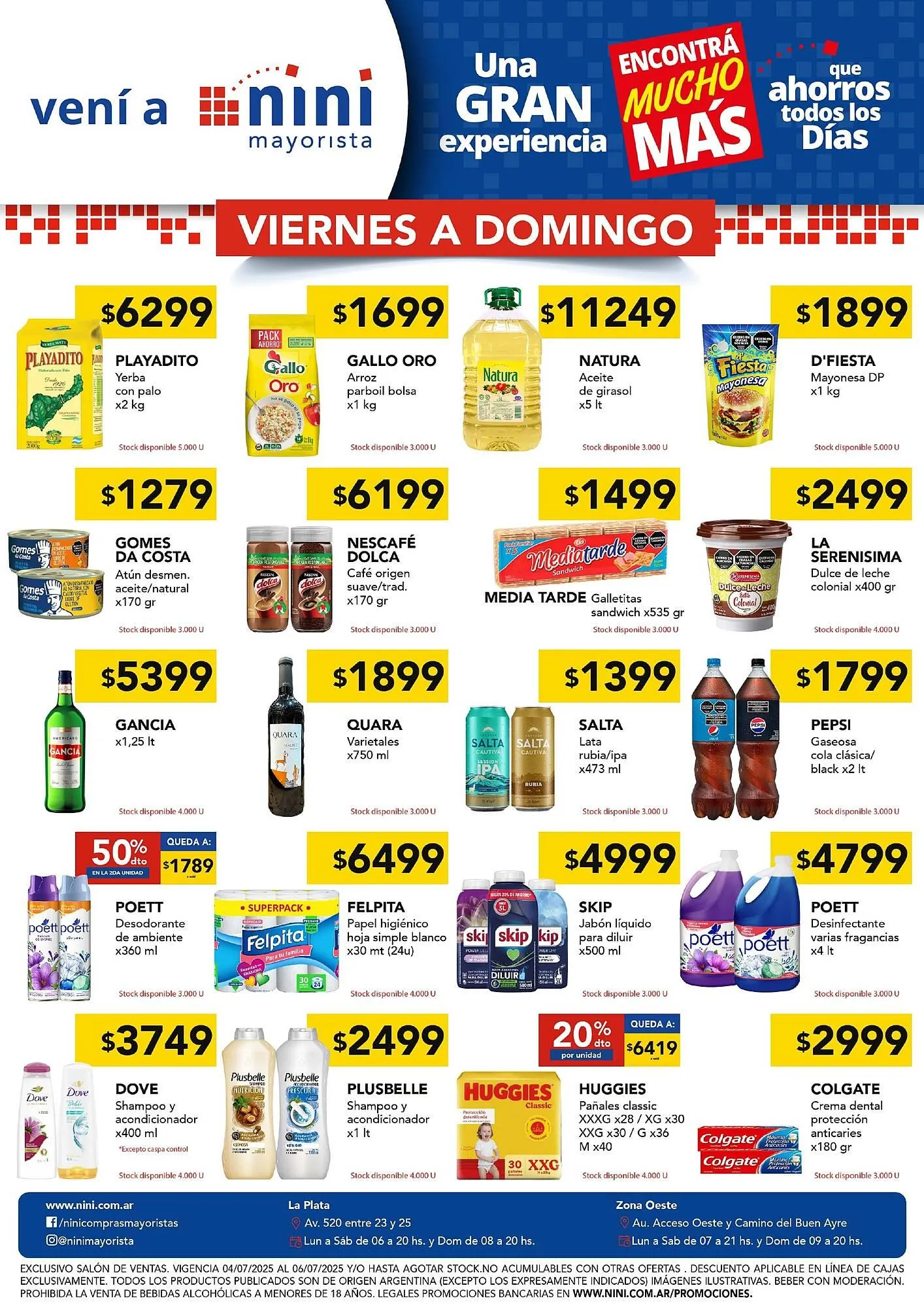 Ofertas de Catálogo Nini Mayorista 4 de julio al 7 de julio 2025 - Página 1 del catálogo