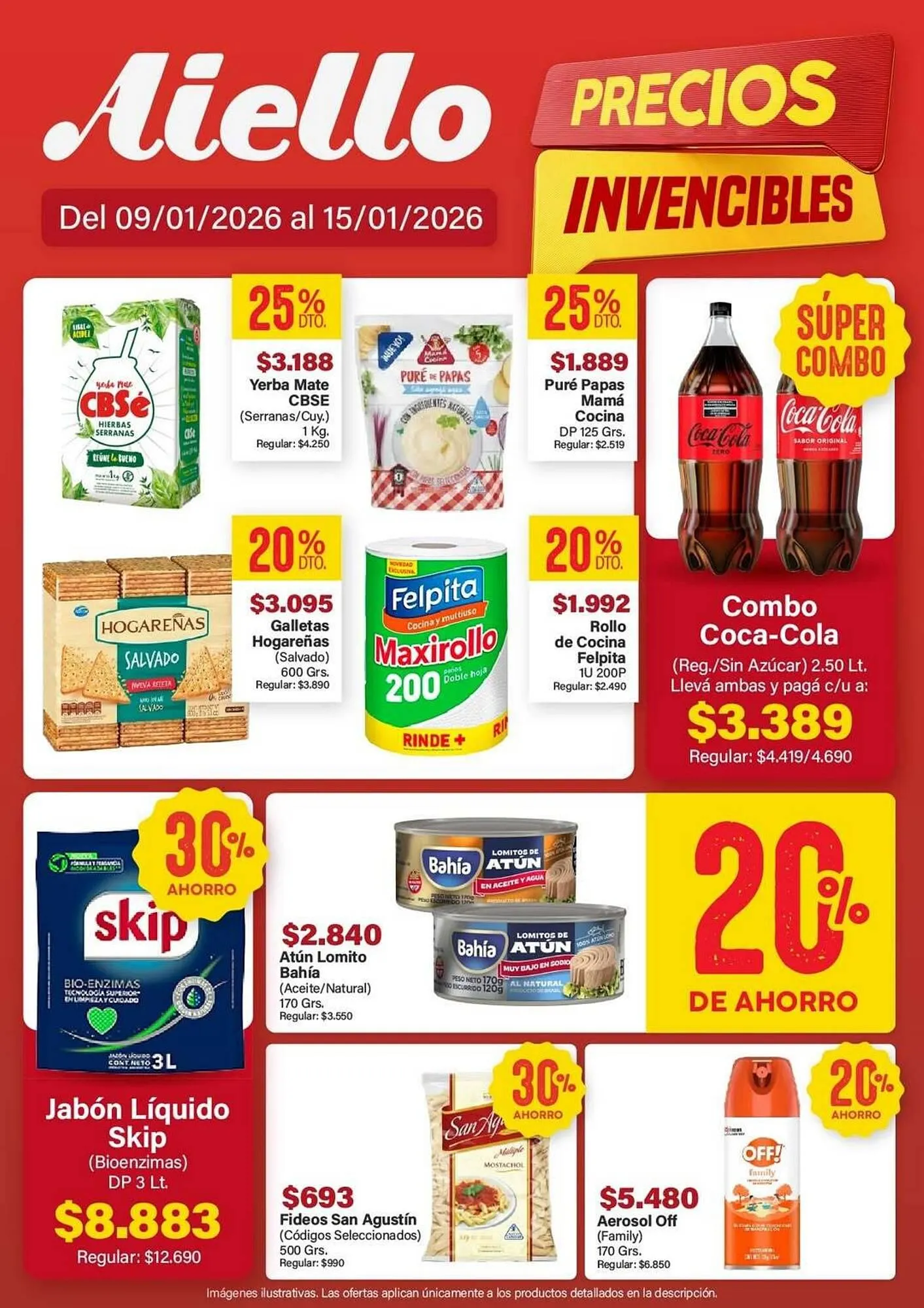 Ofertas de Catálogo Supermercados Aiello 12 de enero al 15 de enero 2026 - Página 1 del catálogo