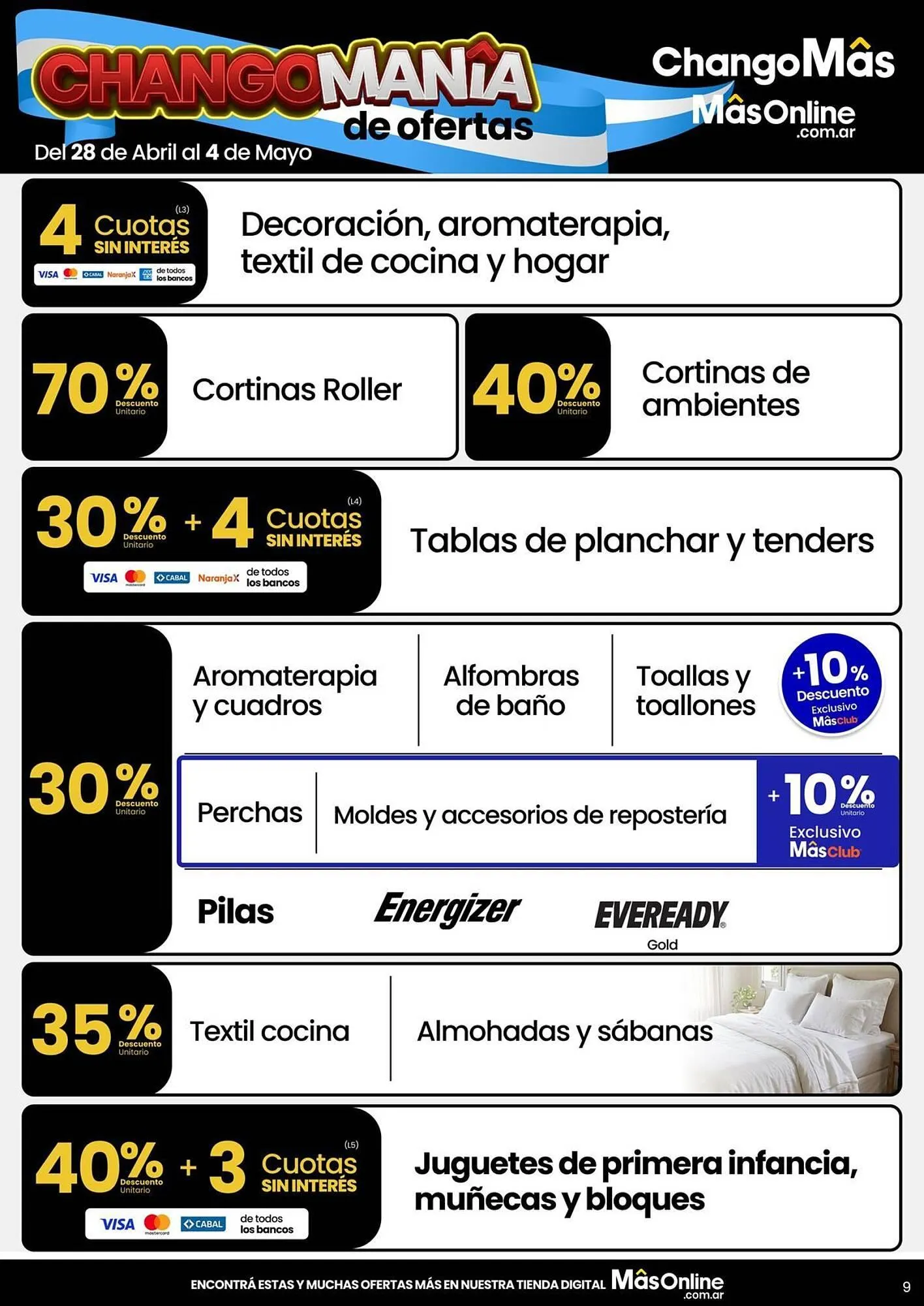 Ofertas de Catálogo Changomas 28 de abril al 4 de mayo 2026 - Página 9 del catálogo