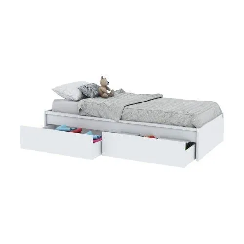 Cama 1 plaza C81 blanca Centro Estant