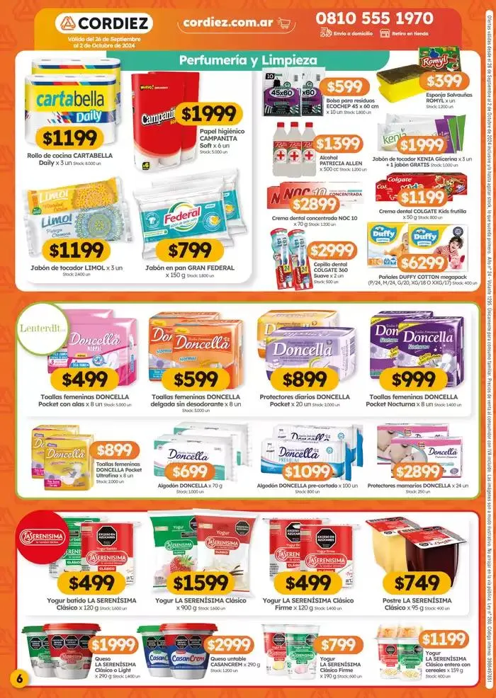 Ofertas de Ofertas Cordiez 26 de septiembre al 2 de octubre 2024 - Página 6 del catálogo