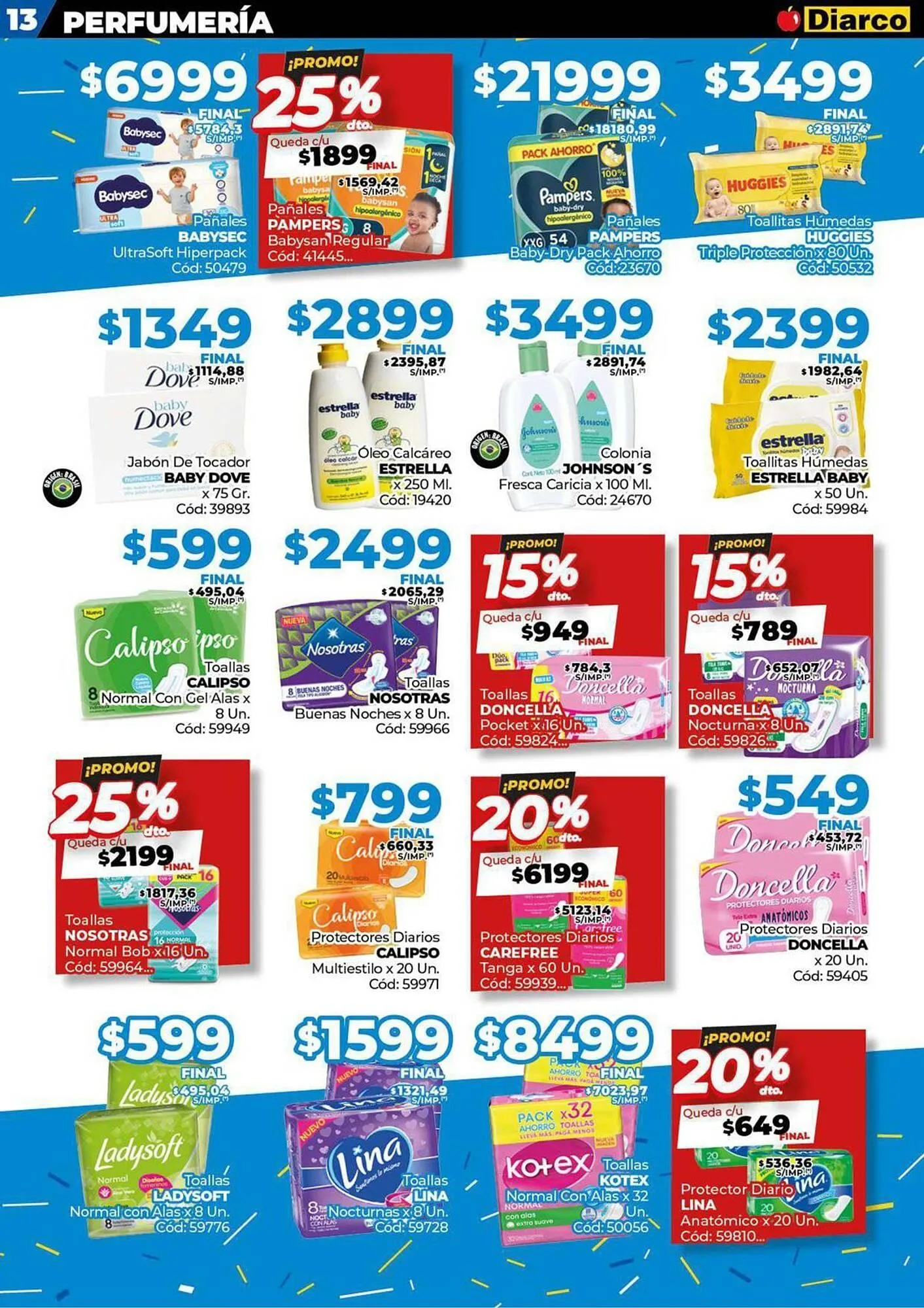 Ofertas de Catálogo Diarco 11 de agosto al 16 de agosto 2025 - Página 13 del catálogo