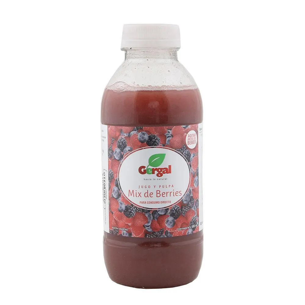 Jugo Mix De Berries Gergal Bot 500 Ml