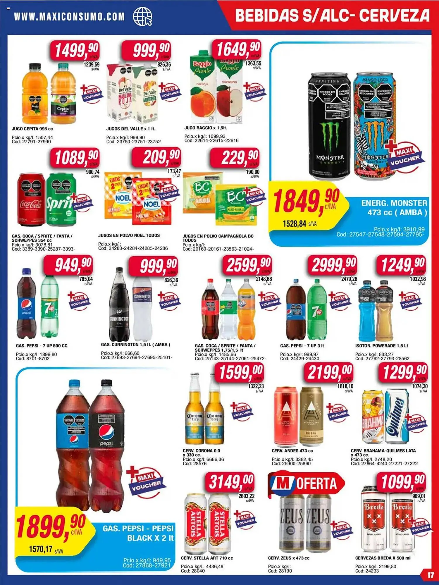 Ofertas de Catálogo Maxiconsumo 4 de agosto al 11 de agosto 2025 - Página 17 del catálogo