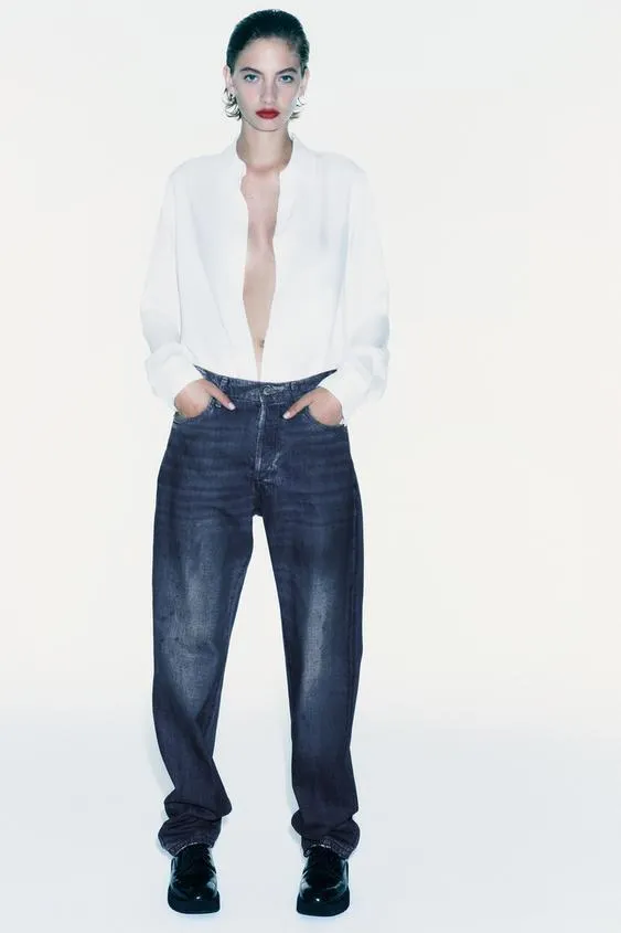 JEANS ZW COLLECTION LOOSE DE CINTURA BAIXA