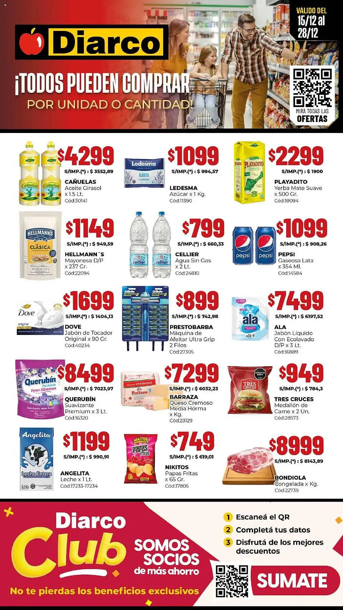 Ofertas de Catálogo Diarco 15 de diciembre al 28 de diciembre 2025 - Página 1 del catálogo