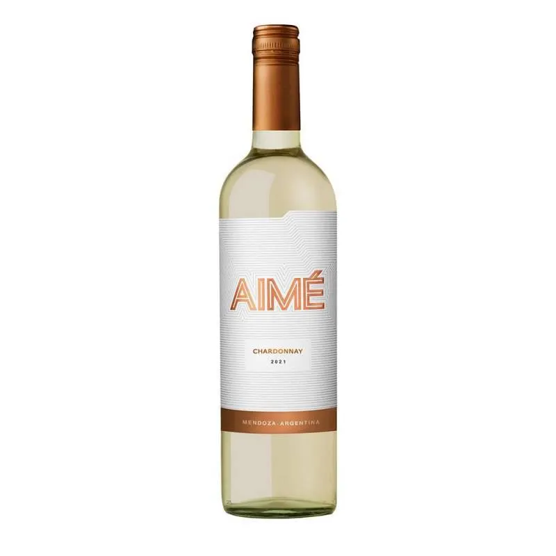 Vino Blanco Chardonnay Aime x 750 cc.