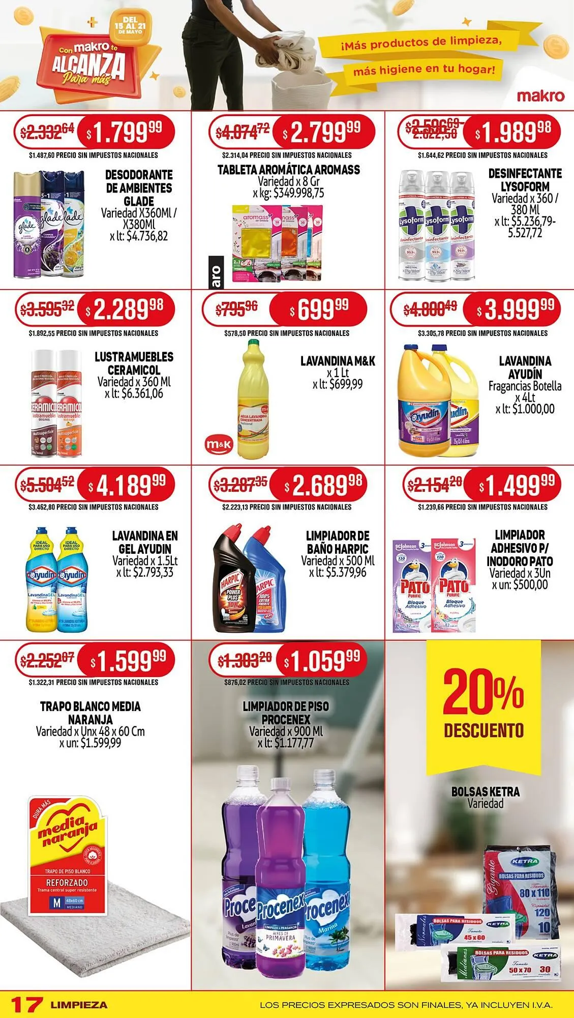 Ofertas de Catálogo Makro 22 de mayo al 29 de mayo 2025 - Página 18 del catálogo