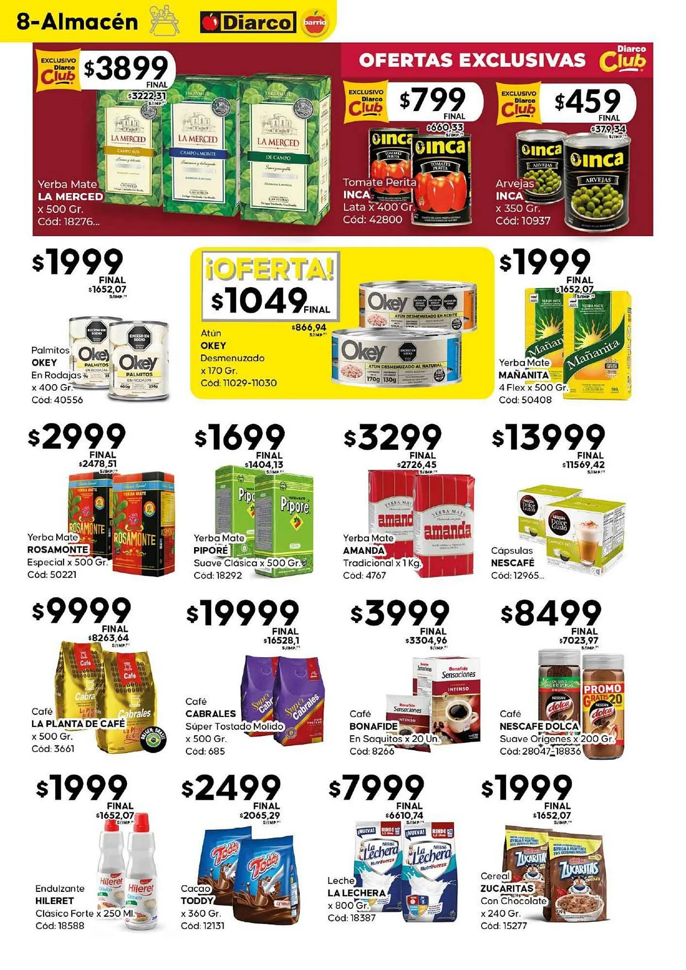 Ofertas de Catálogo Diarco 9 de junio al 15 de junio 2025 - Página 8 del catálogo