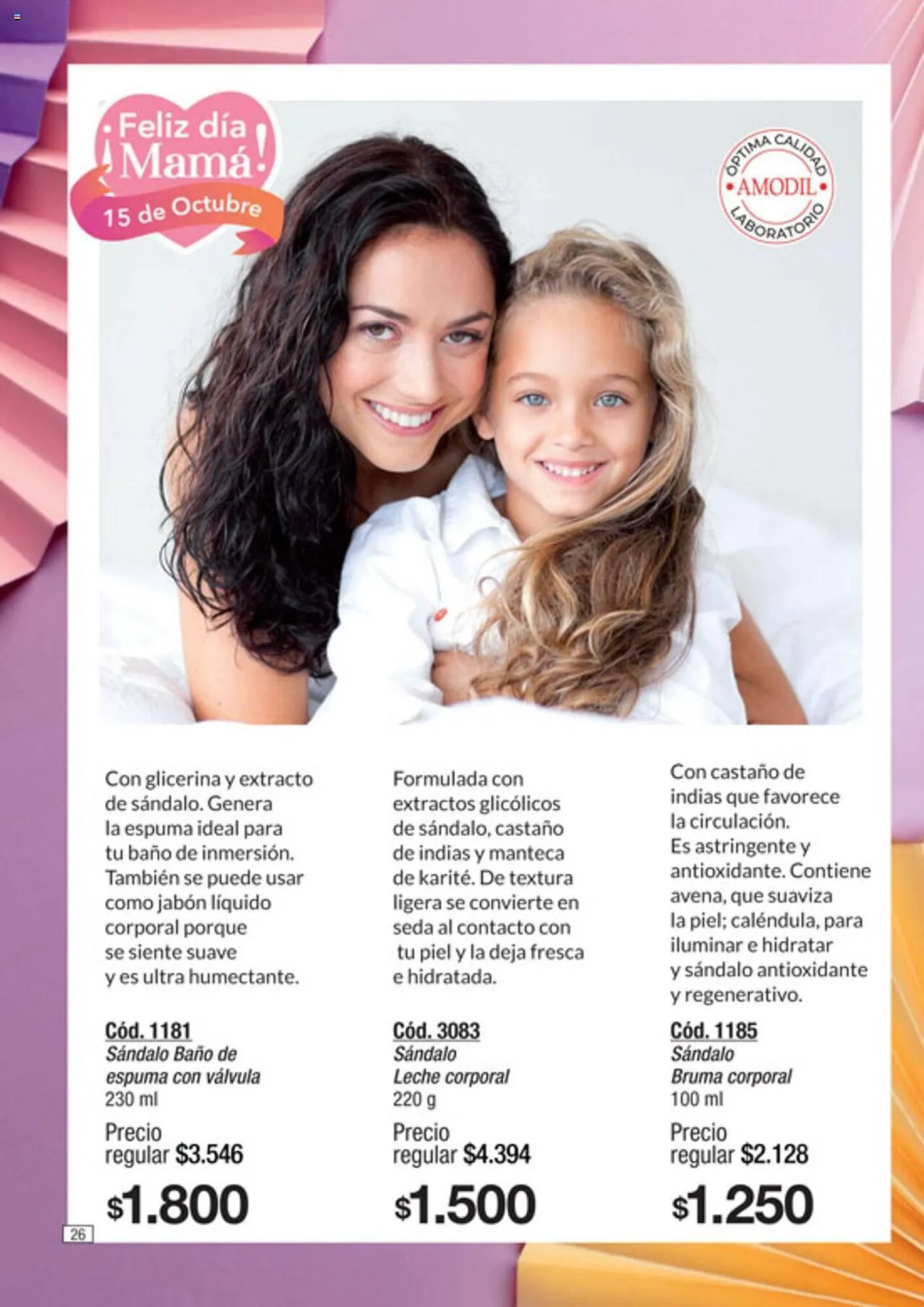 Ofertas de Catálogo Amodil 20 de septiembre al 3 de octubre 2023 - Página 26 del catálogo