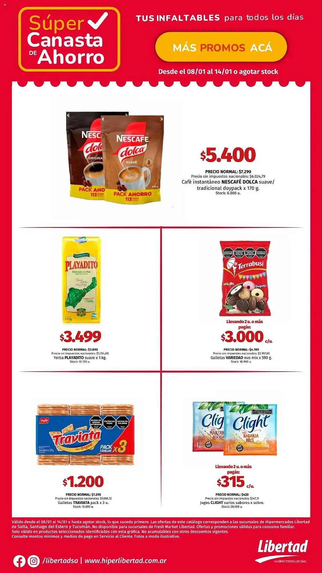 Ofertas de Catálogo Hipermercado Libertad 8 de enero al 14 de enero 2026 - Página 5 del catálogo