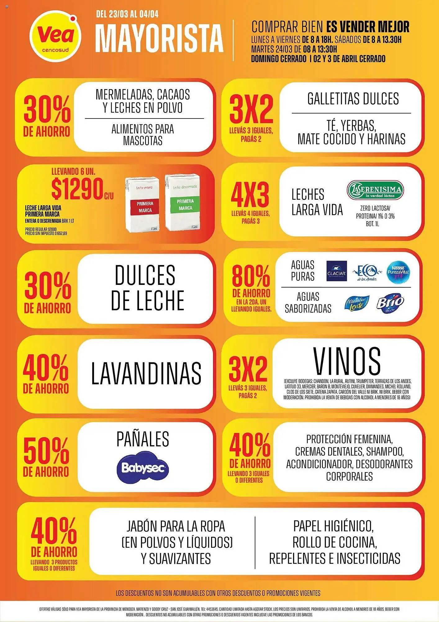 Ofertas de Catálogo Supermercados Vea 23 de marzo al 4 de abril 2026 - Página 1 del catálogo