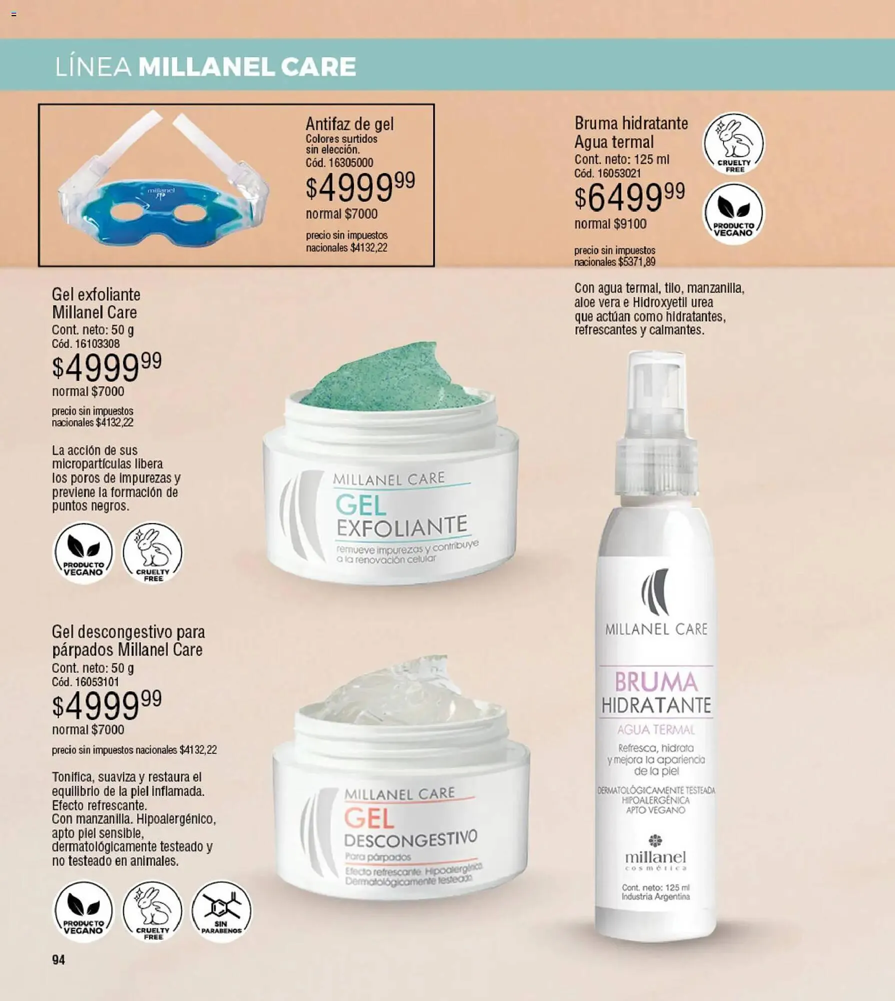 Ofertas de Catálogo Millanel Cosmética 2 de marzo al 29 de marzo 2026 - Página 94 del catálogo