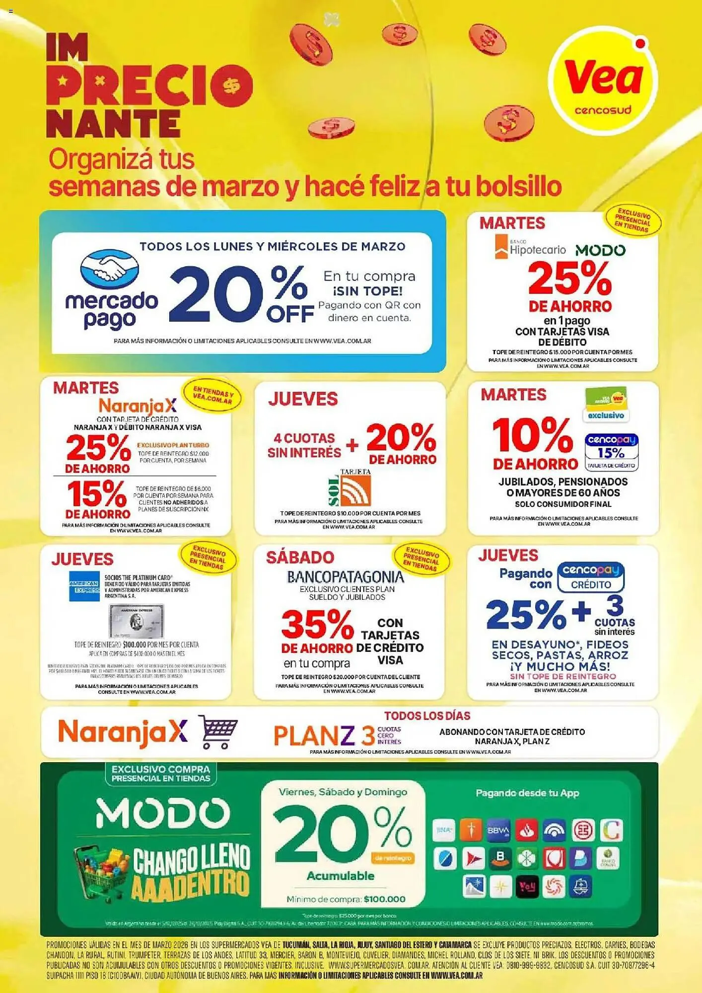 Ofertas de Catálogo Supermercados Vea 10 de marzo al 16 de marzo 2026 - Página 8 del catálogo