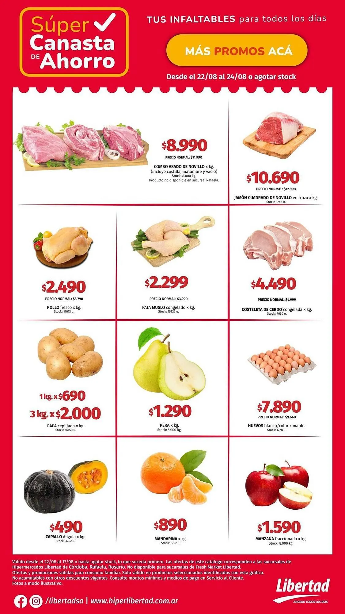 Ofertas de Catálogo Hipermercado Libertad 22 de agosto al 24 de agosto 2025 - Página 2 del catálogo