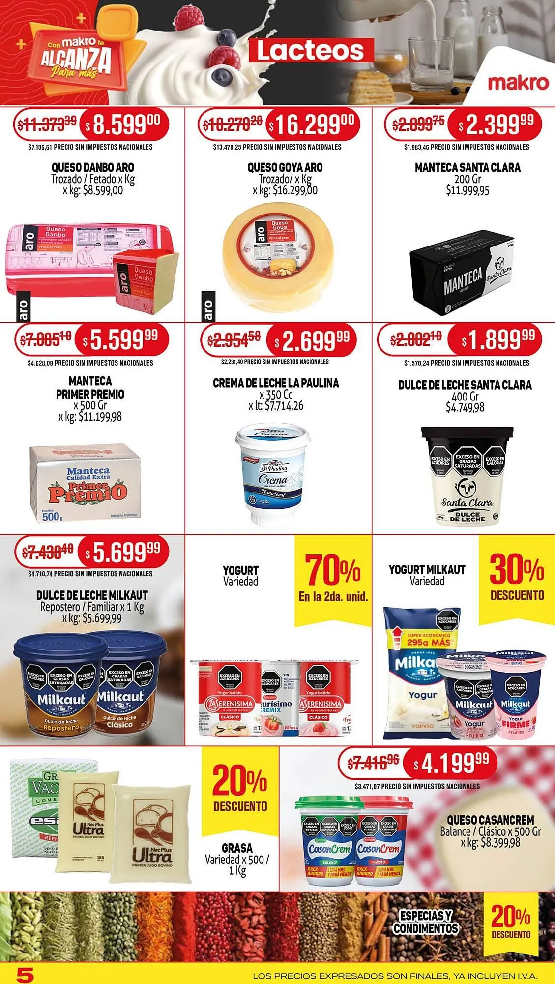 Ofertas de Catálogo Makro 14 de agosto al 20 de agosto 2025 - Página 5 del catálogo