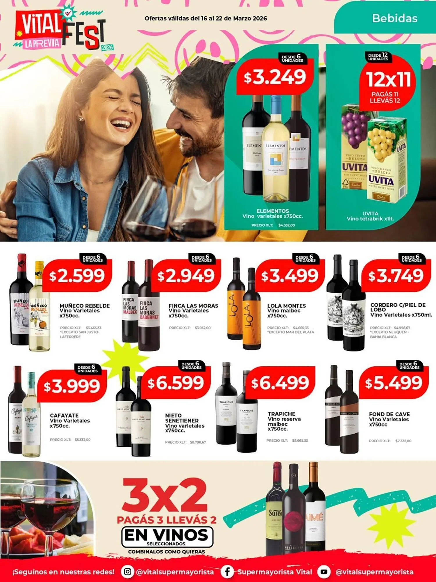 Ofertas de Catálogo Supermayorista Vital 16 de marzo al 22 de marzo 2026 - Página 16 del catálogo