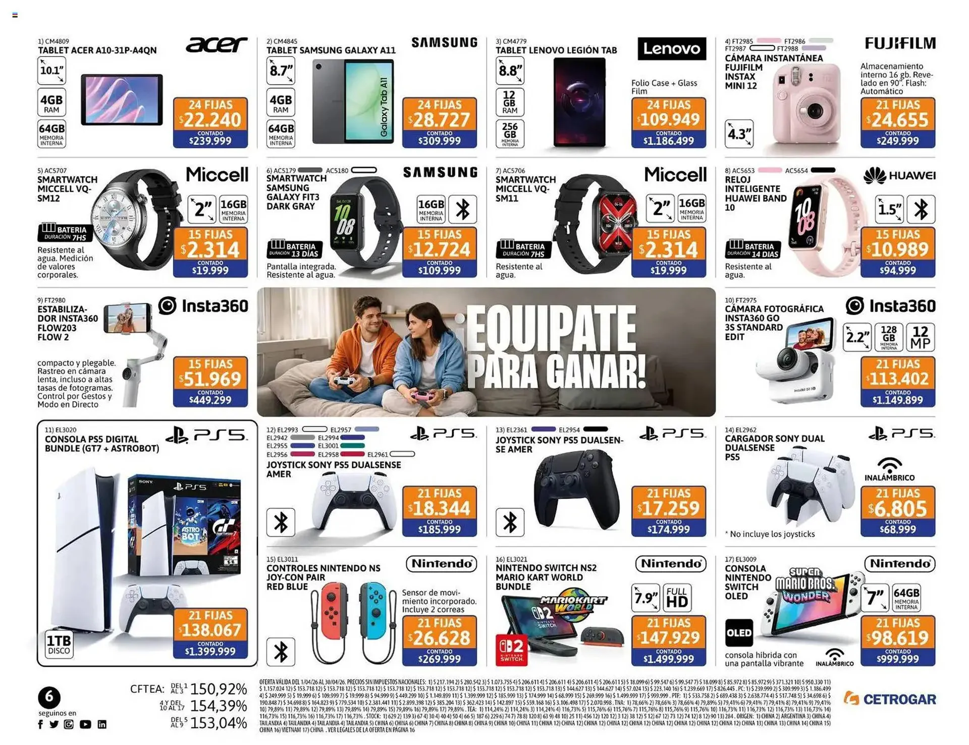 Ofertas de Catálogo Cetrogar 1 de abril al 1 de mayo 2026 - Página 6 del catálogo