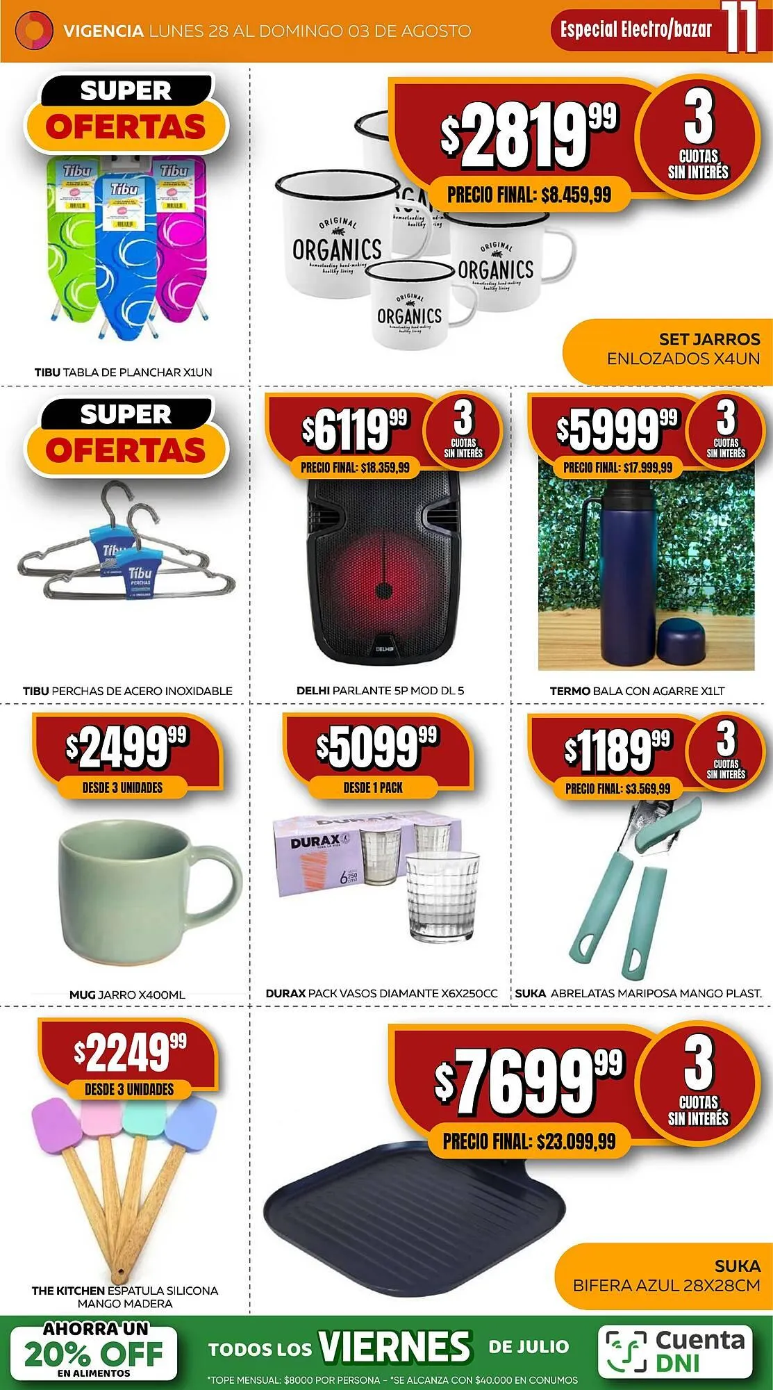 Ofertas de Catálogo Maxi Ofertas 28 de julio al 3 de agosto 2025 - Página 11 del catálogo